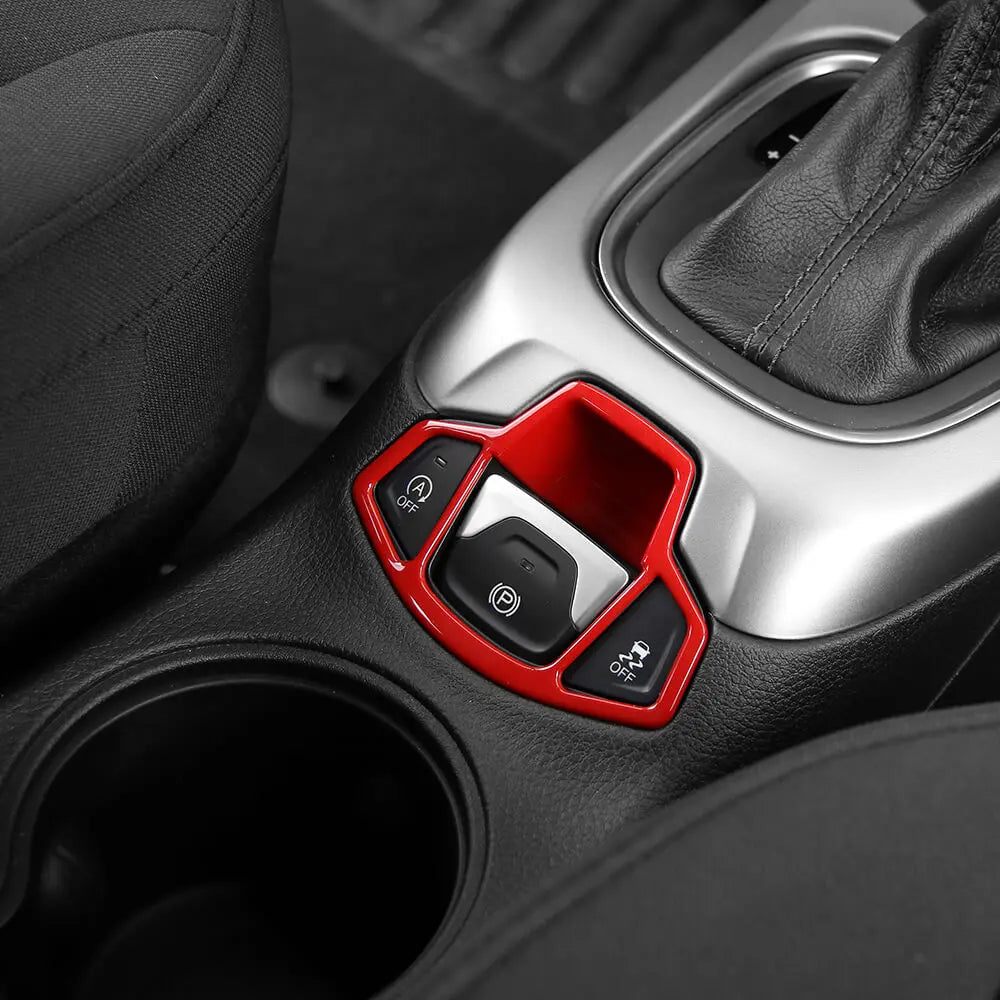 For 2017-2021 Jeep Compass Electronic Hand Brake Button Panel Cover Frame – Interior Trim Accessory