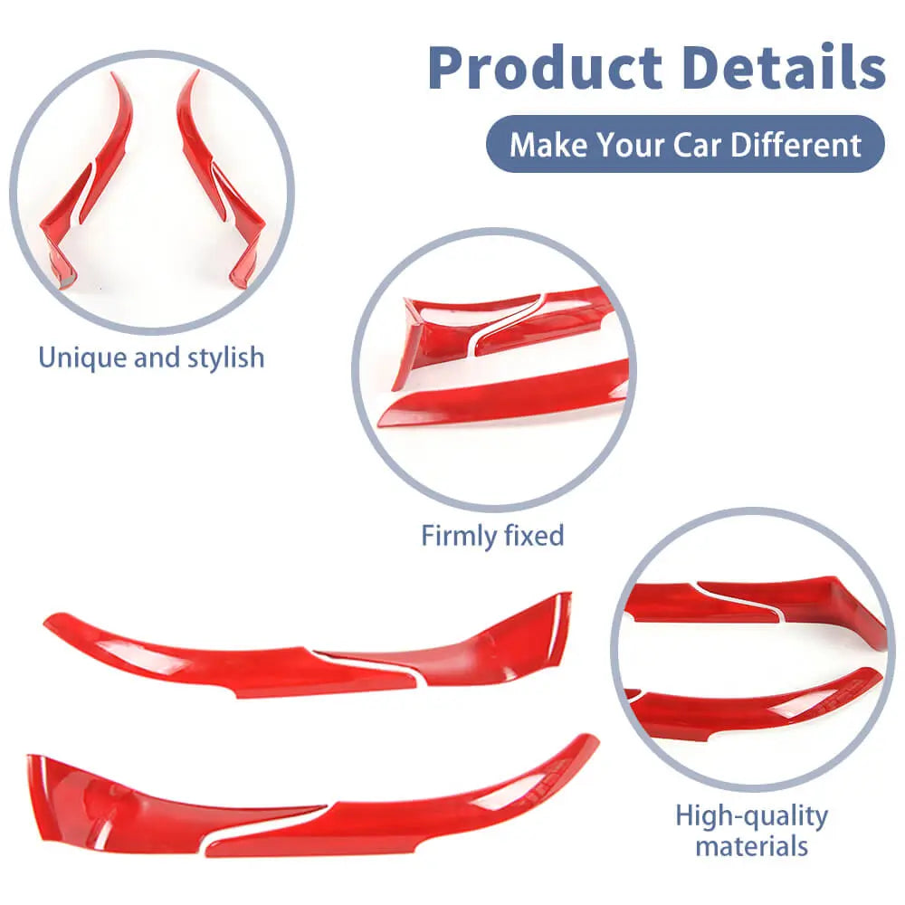 For 2017+ Jeep Compass Side Rearview Mirror Base Trim Strip Cover – Exterior Mirror Accent