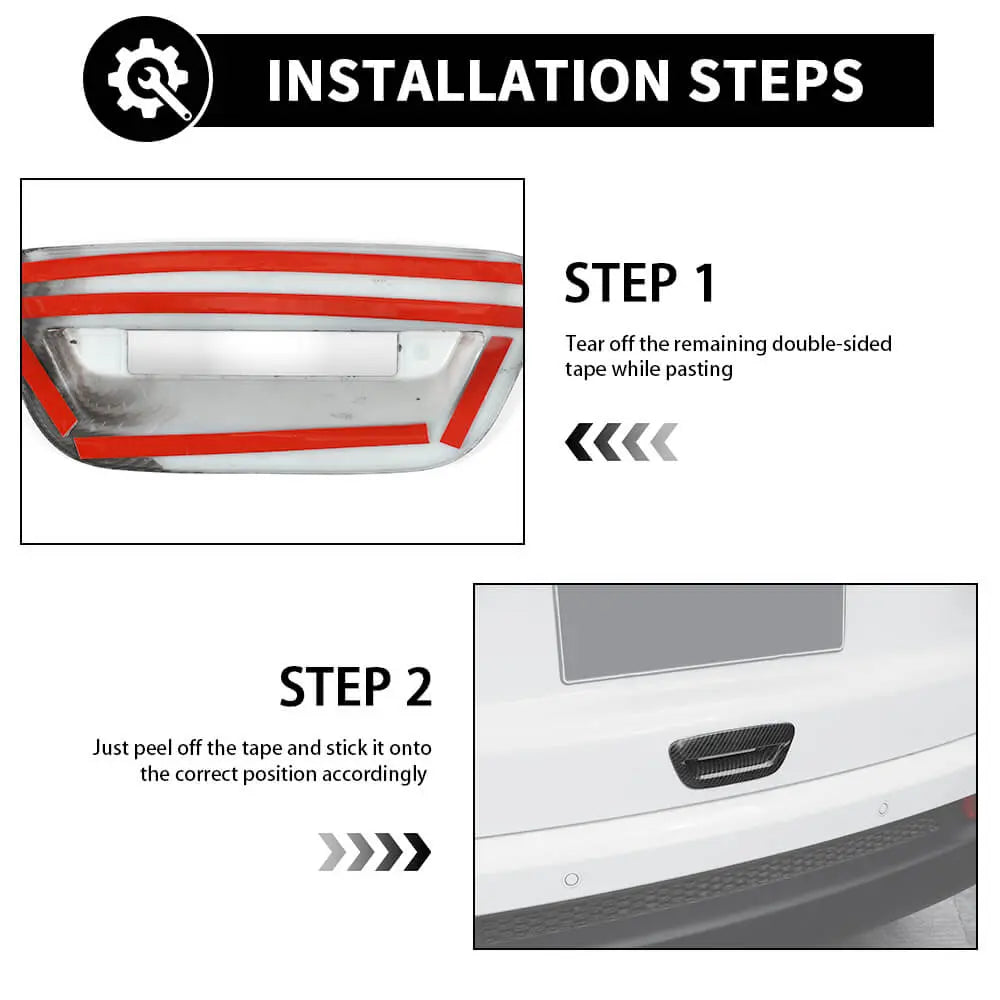 For 2017+ Jeep Compass Tailgate Rear Door Handle Cover Shell – Protective Exterior Trim