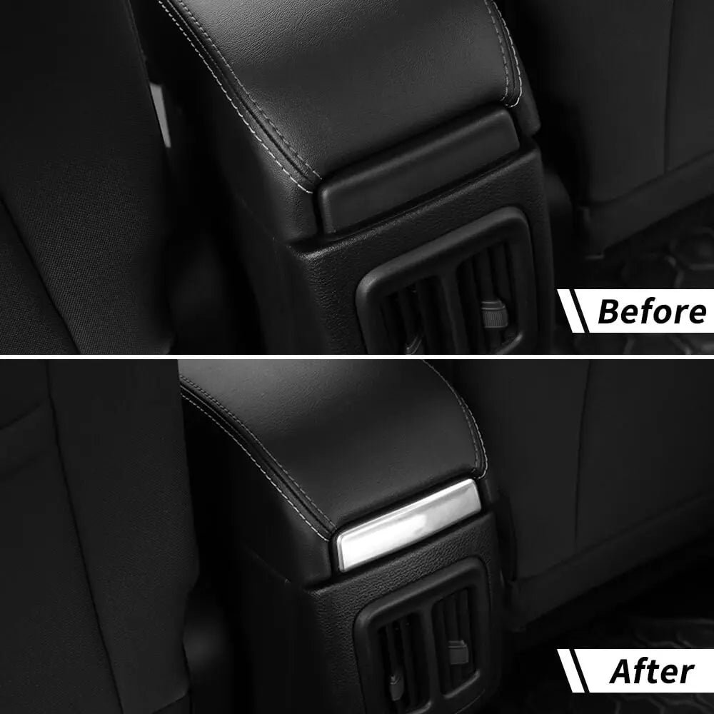 For 2017–2021 Jeep Compass Center Console Armrest Box Accent Trim