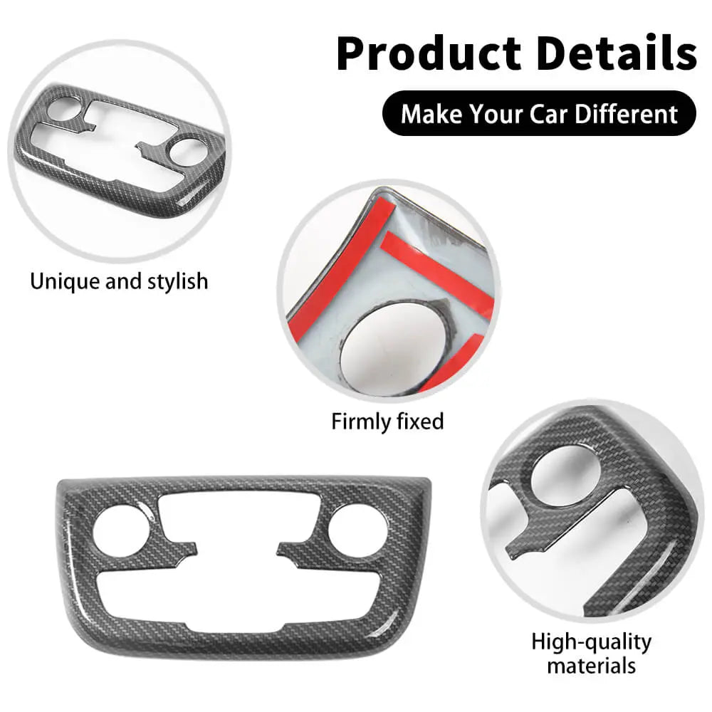 For 2017–2021 Jeep Compass Interior A/C Control Panel Cover Trim – Fits Models with Automatic Climate Control