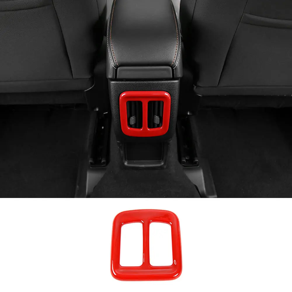 For 2017–2021 Jeep Compass Rear Seat Air Outlet Vent Frame Trim – Rear Center Console AC Vent Cover