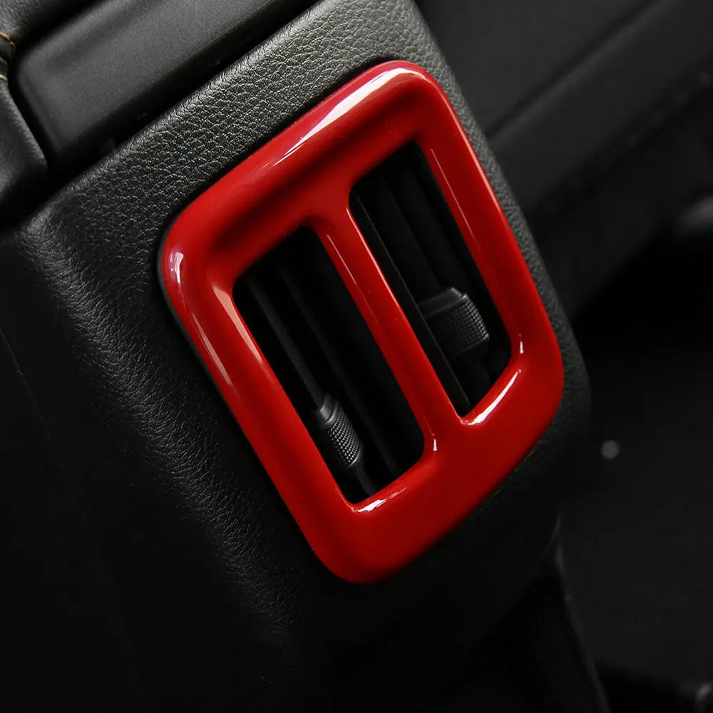 For 2017–2021 Jeep Compass Rear Seat Air Outlet Vent Frame Trim – Rear Center Console AC Vent Cover
