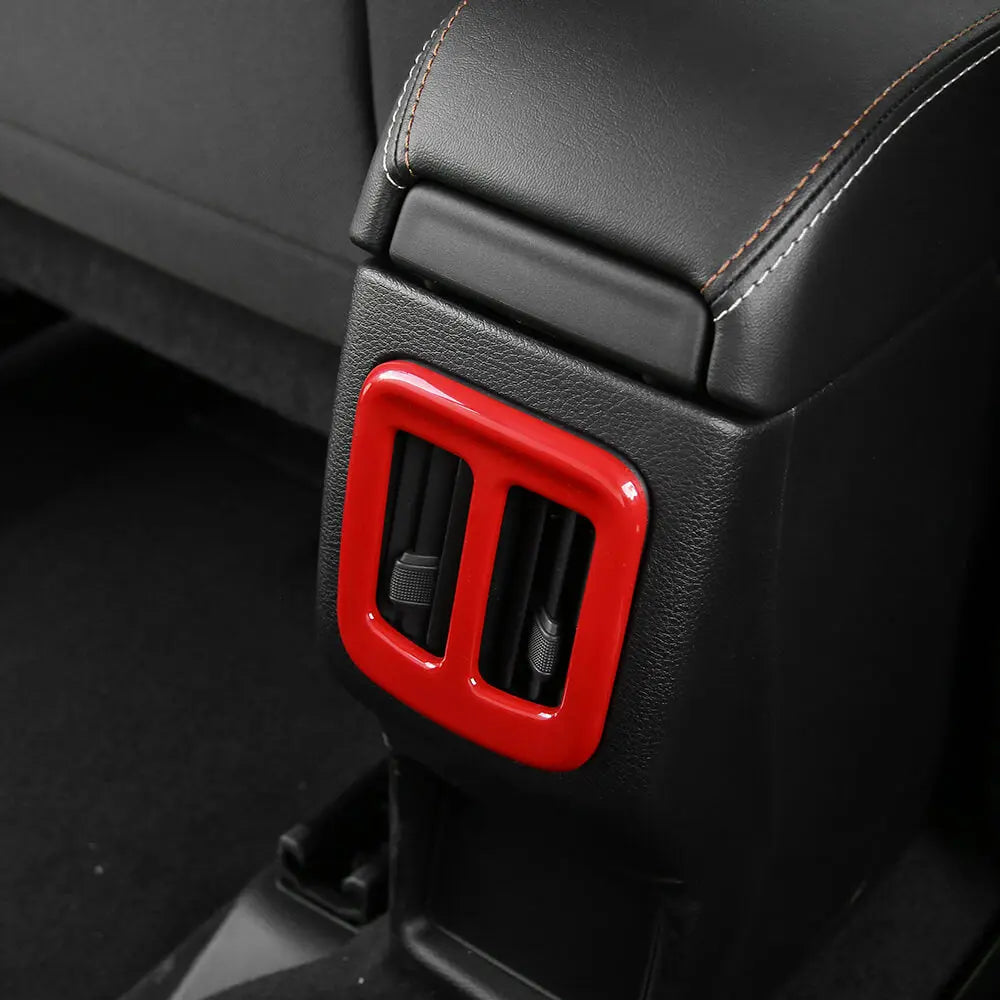 For 2017–2021 Jeep Compass Rear Seat Air Outlet Vent Frame Trim – Rear Center Console AC Vent Cover