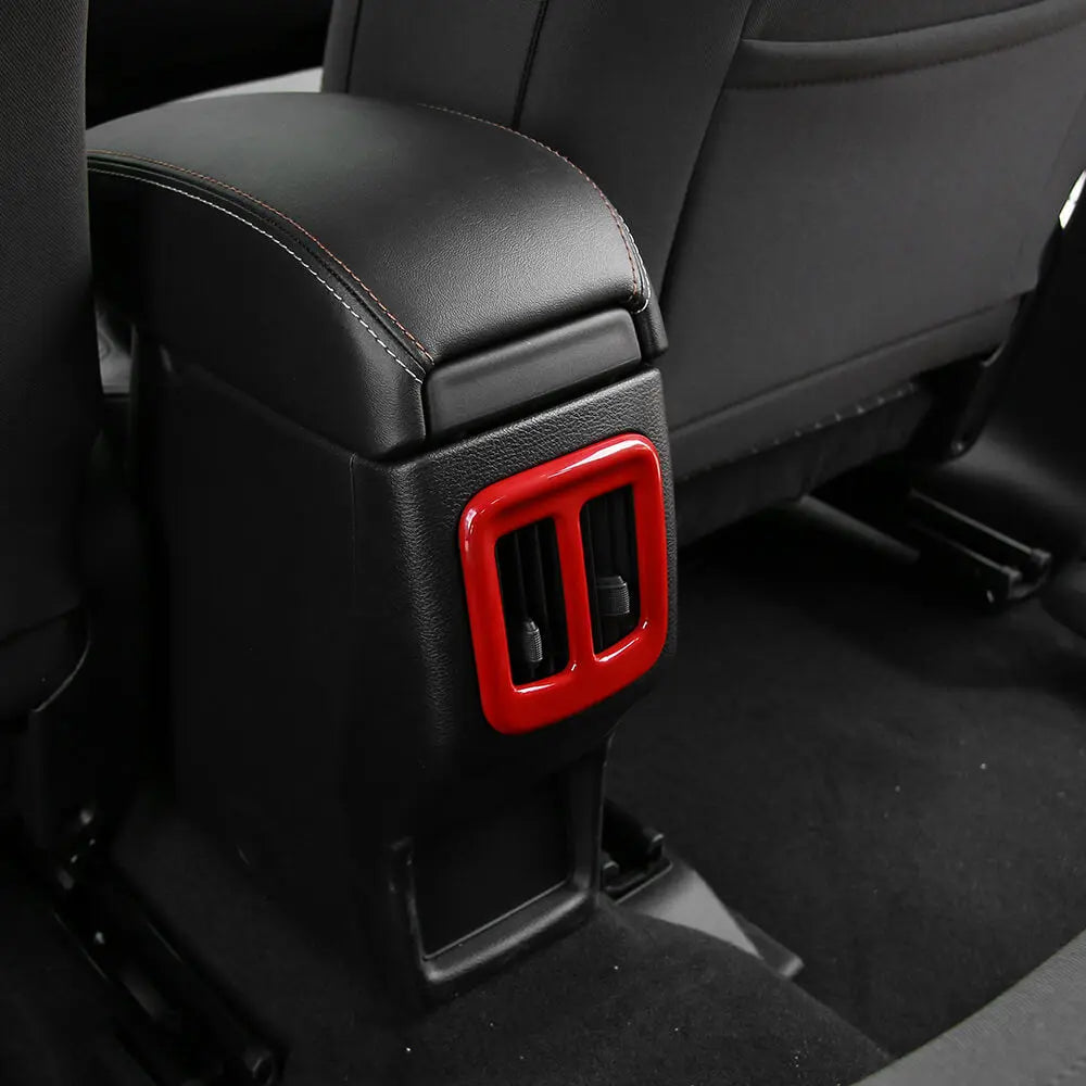 For 2017–2021 Jeep Compass Rear Seat Air Outlet Vent Frame Trim – Rear Center Console AC Vent Cover