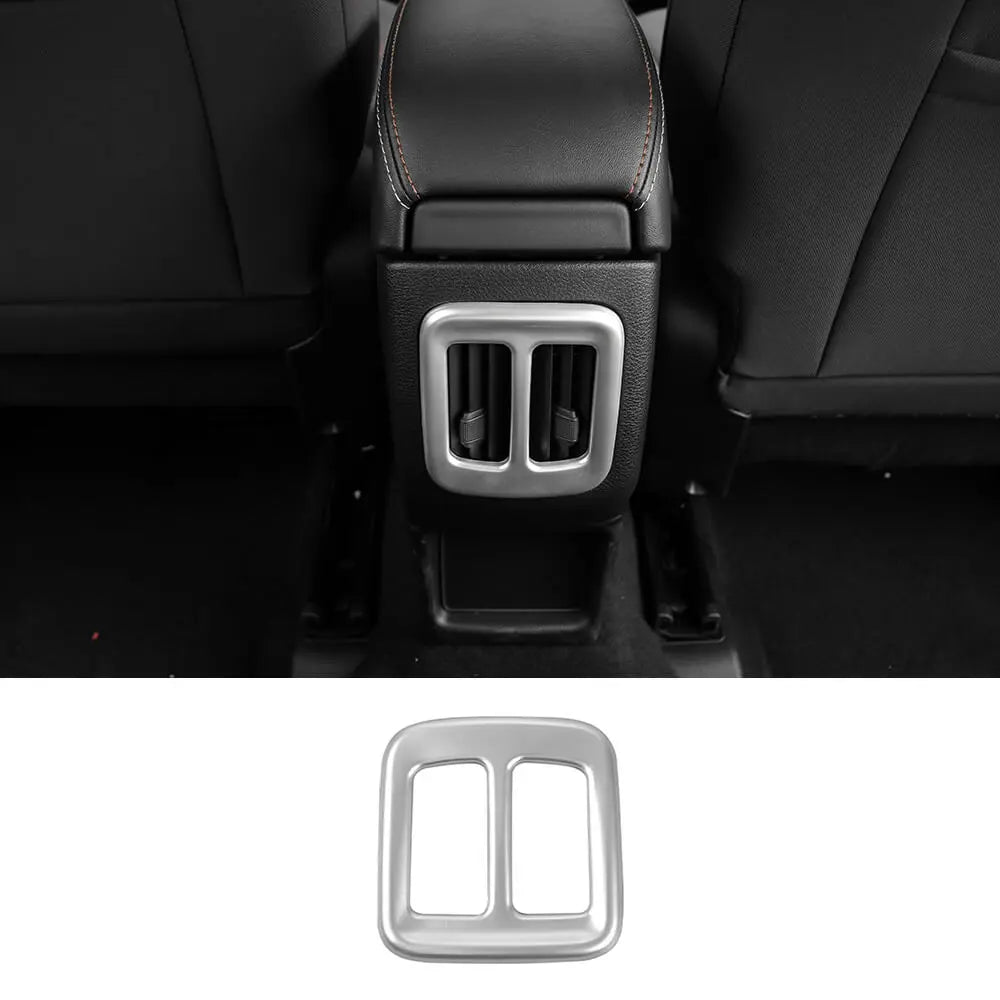 For 2017–2021 Jeep Compass Rear Seat Air Outlet Vent Frame Trim – Rear Center Console AC Vent Cover
