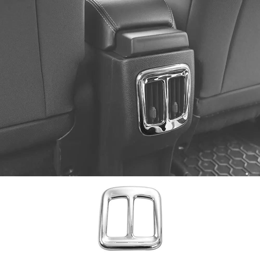 For 2017–2021 Jeep Compass Rear Seat Air Outlet Vent Frame Trim – Rear Center Console AC Vent Cover