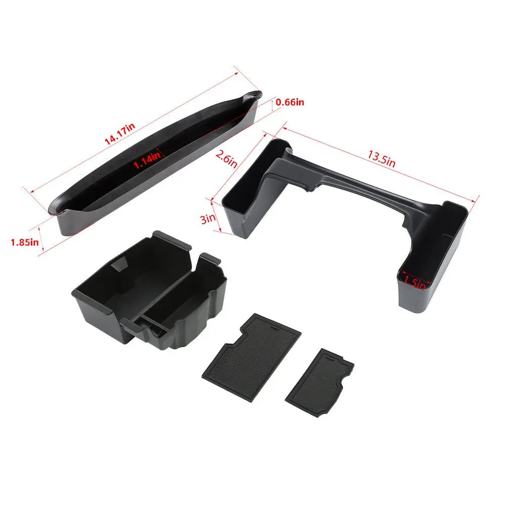 For 2018-2023 Jeep Wrangler JL Co-Pilot Grab Bar/ Armrest Box/ Gear Shift Center Console Storage Box