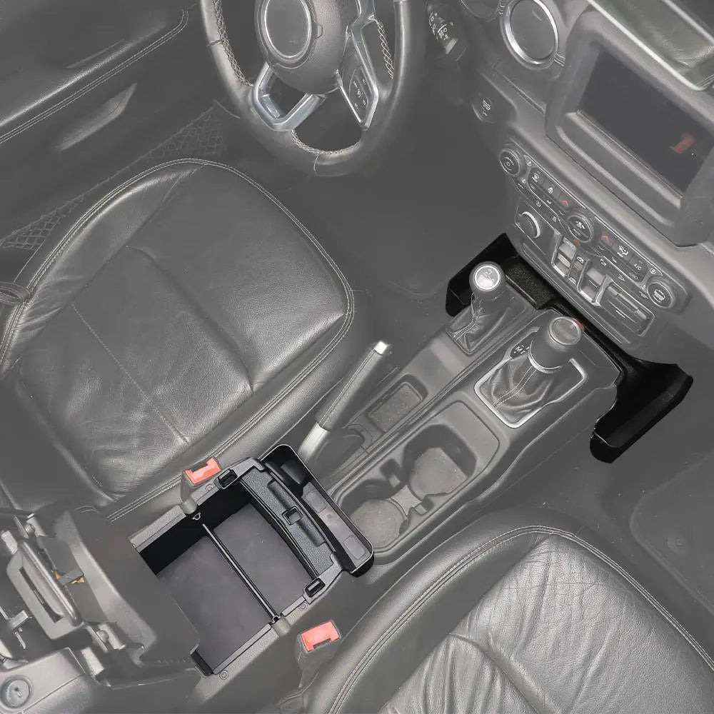 For 2018-2023 Jeep Wrangler JL/Gladiator JT 10 x Co-pilot Grab Bar/ Armrest Box / Center Console Gear/ Door Net Replacement Door Map Pocket Storage Box