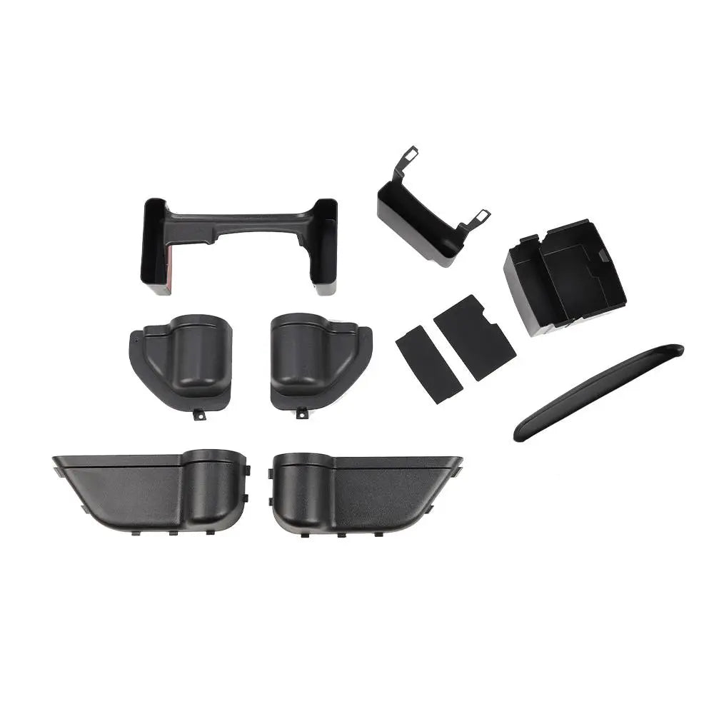 For 2018-2023 Jeep Wrangler JL/Gladiator JT 10 x Co-pilot Grab Bar/ Armrest Box / Center Console Gear/ Door Net Replacement Door Map Pocket Storage Box