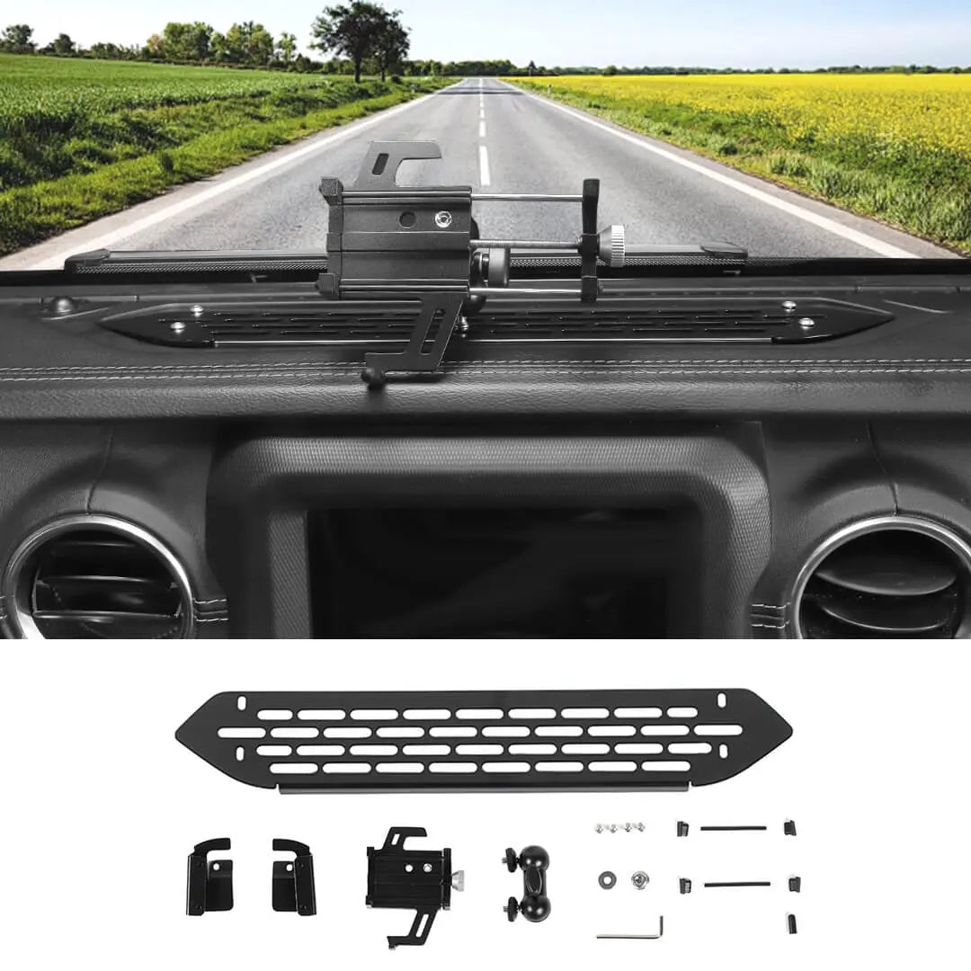 For 2018-2023 Jeep Wrangler JL/Gladiator JT Interior Center Console Mulfuntion Expand Phone Holder Bracket