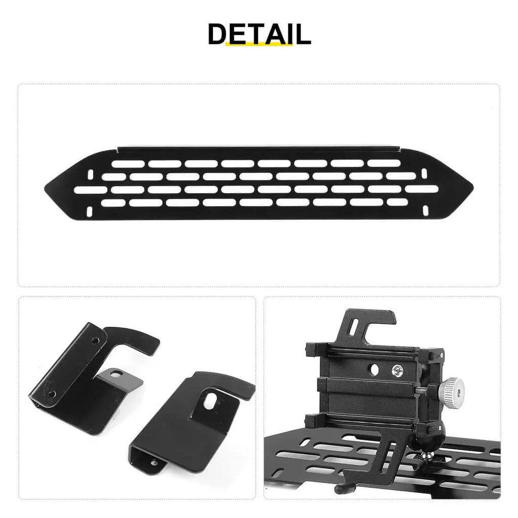 For 2018-2023 Jeep Wrangler JL/Gladiator JT Interior Center Console Mulfuntion Expand Phone Holder Bracket