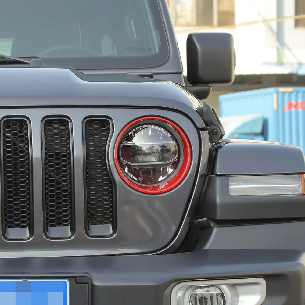 For 2018-2023 Jeep Wrangler JL Gladiator JT Rubicon Headlight Bezels Trim