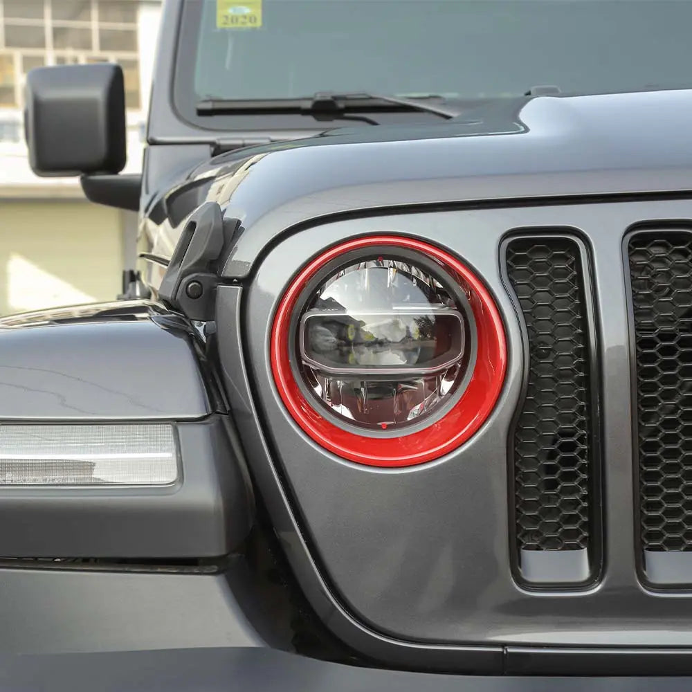For 2018-2023 Jeep Wrangler JL Gladiator JT Rubicon Headlight Bezels Trim