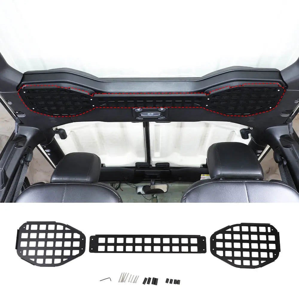For 2018-2023 Jeep Wrangler JL Iron Top Roof Speaker Shelf Rack
