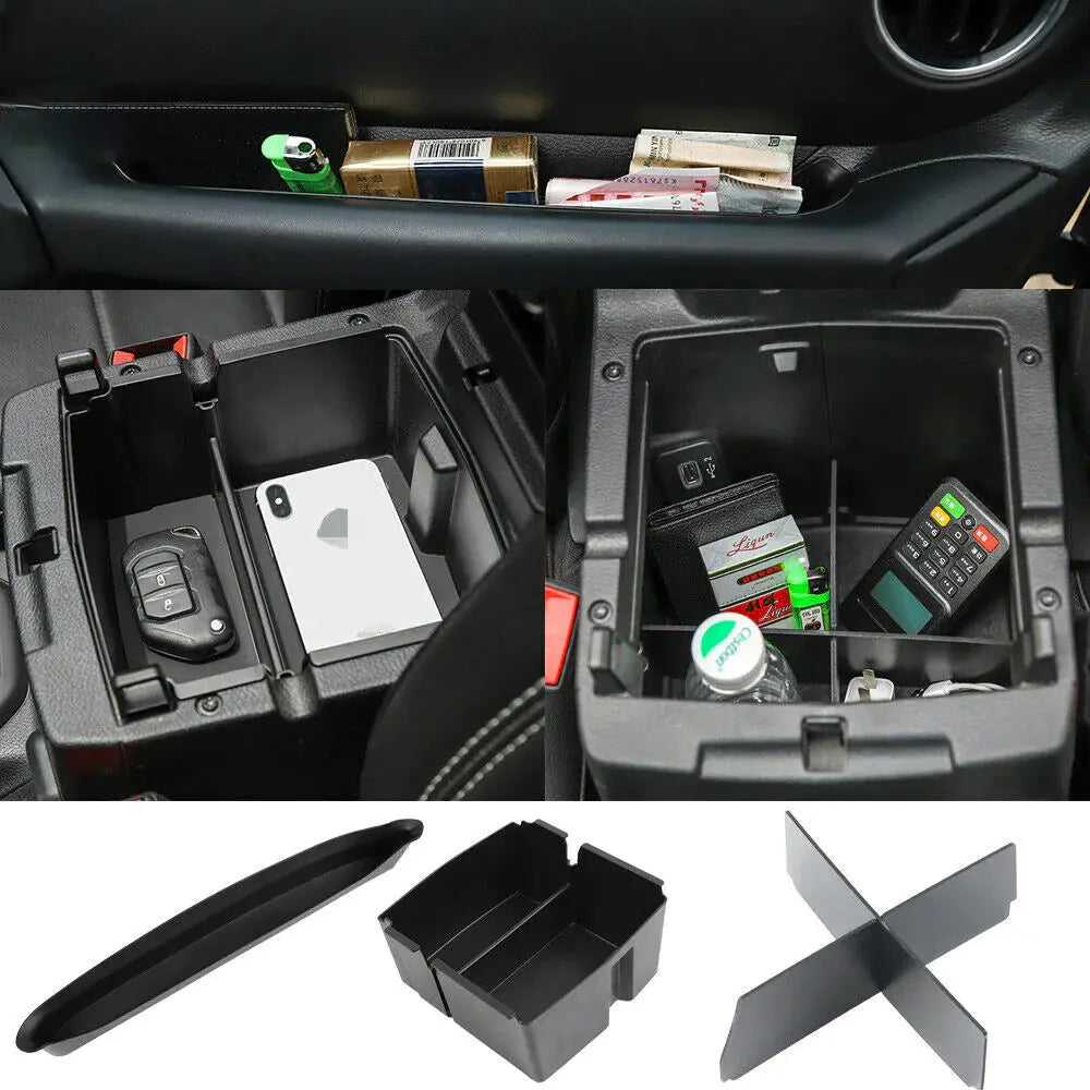 For 2018-2023 Jeep Wrangler JL JLU Co-Pilot Grab Bar/ Armrest Storage Box Divider Plate