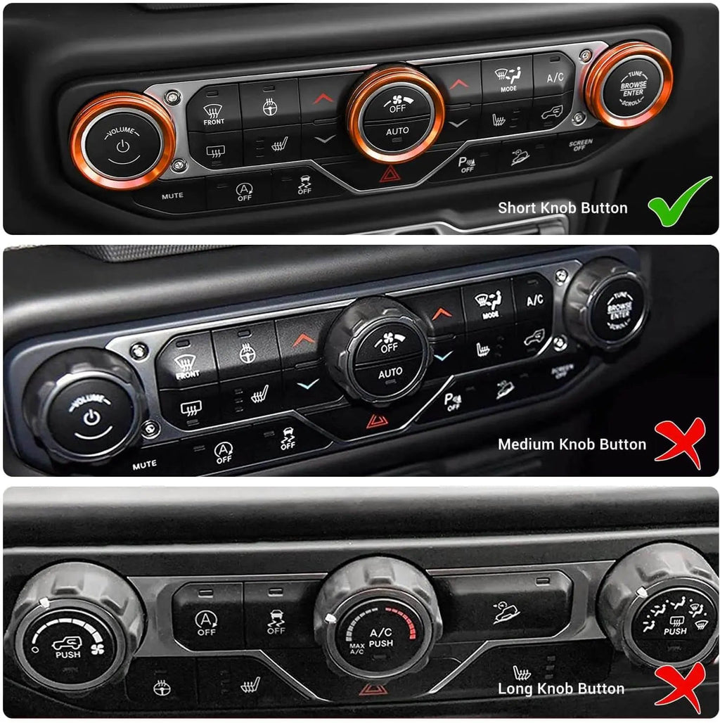 For 2018-2023 Jeep Wrangler JL JLU Gladiator JT 20PCS Full Set Interior Cover Trim Kit