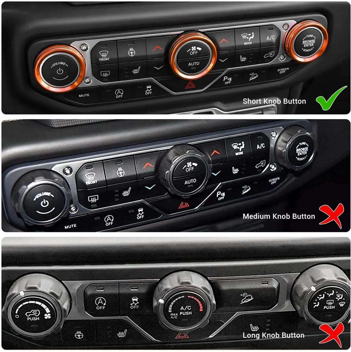 For 2018-2023 Jeep Wrangler JL JLU Gladiator JT 20PCS Full Set Interior Cover Trim Kit