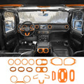 For 2018-2023 Jeep Wrangler JL JLU Gladiator JT 20PCS Full Set Interior Cover Trim Kit