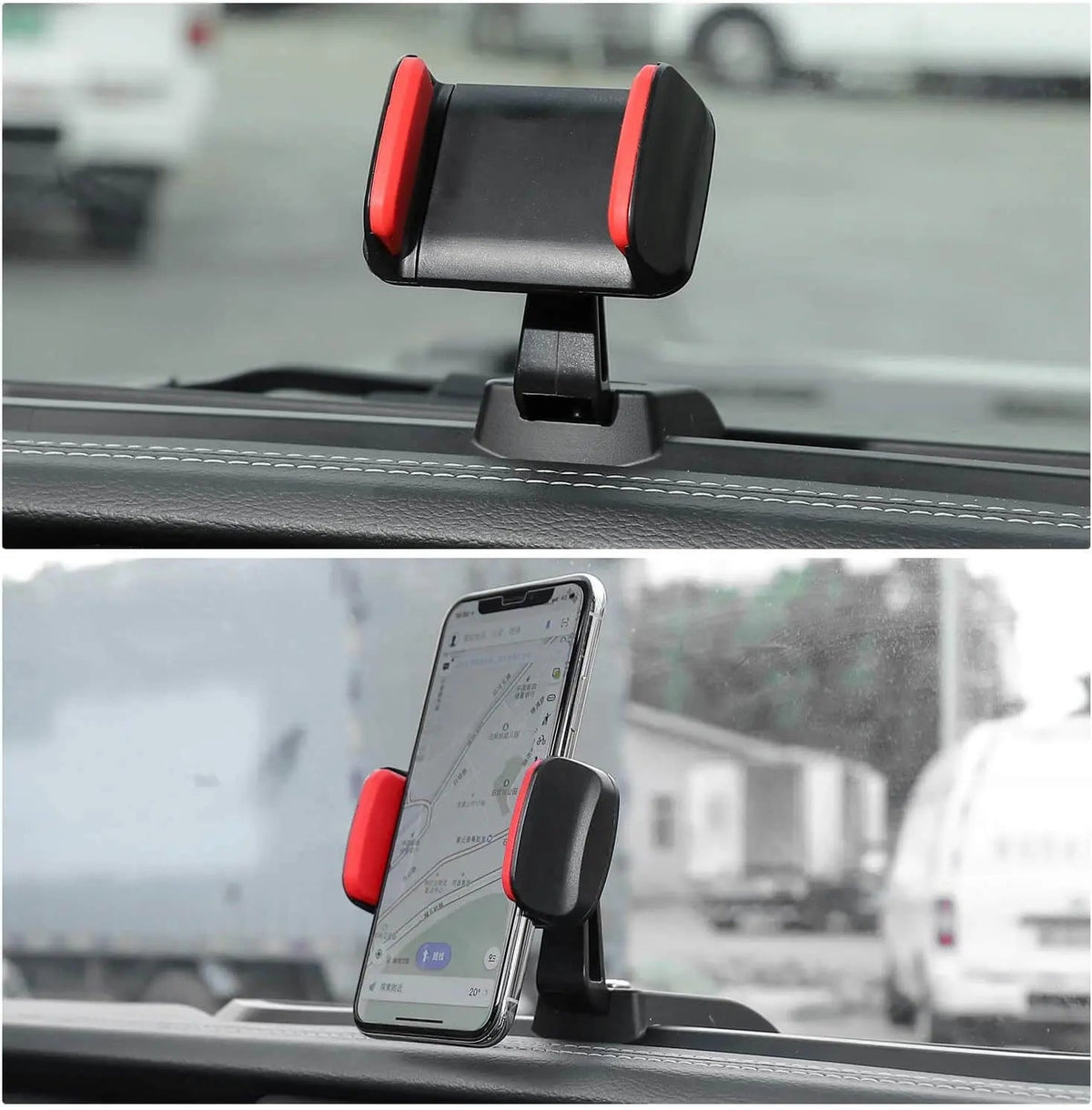 For 2018-2023 Jeep Wrangler JL JLU Gladitator JT Dash Mount Storage Tray with Phone Holder, Not for 4Xe