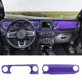 For 2018-2023 Jeep Wrangler JL JLU Interior Cover Trim Full Set Available Separately Purple