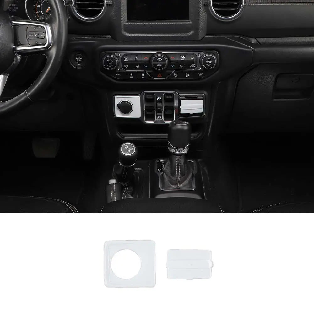 For 2018-2023 Jeep Wrangler JL JLU Interior Cover Trim Full Set Available Separately White