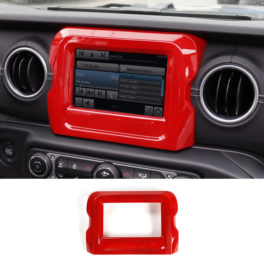 For 2018-2023 Jeep Wrangler JL JLU Interior Trim Full Set Available Separately Red