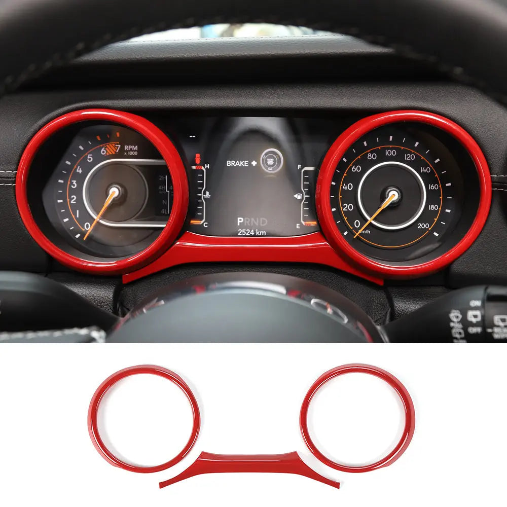 For 2018-2023 Jeep Wrangler JL JLU Interior Trim Full Set Available Separately Red