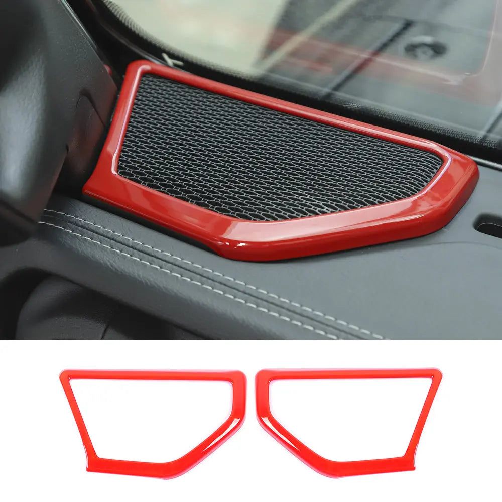 For 2018-2023 Jeep Wrangler JL JLU Interior Trim Full Set Available Separately Red