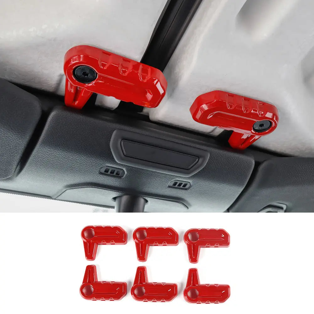 For 2018-2023 Jeep Wrangler JL JLU Interior Trim Full Set Available Separately Red