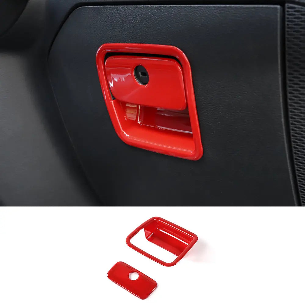 For 2018-2023 Jeep Wrangler JL JLU Interior Trim Full Set Available Separately Red