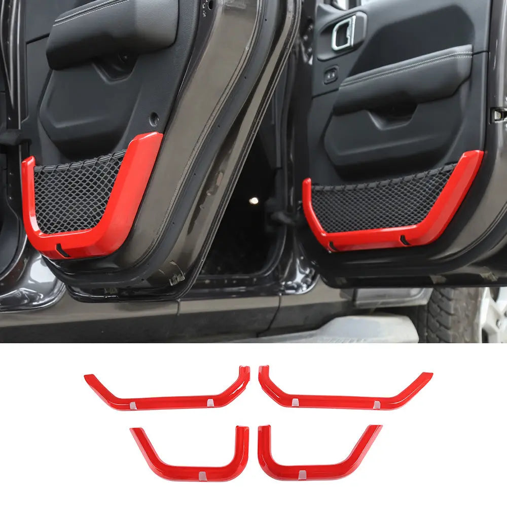 For 2018-2023 Jeep Wrangler JL JLU Interior Trim Full Set Available Separately Red