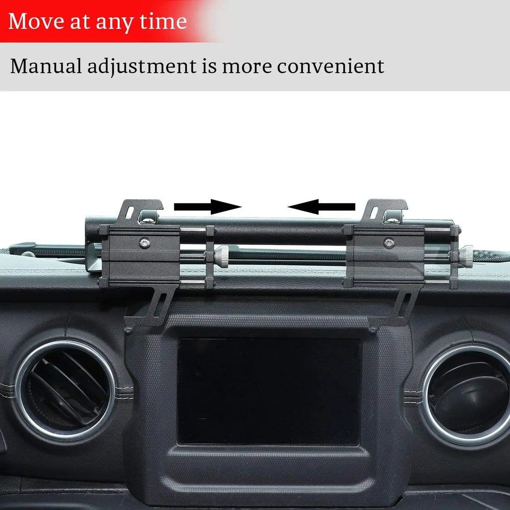 For 2018-2023 Jeep Wrangler JL JLU & Gladiator JT Dash Phone Holder Mount