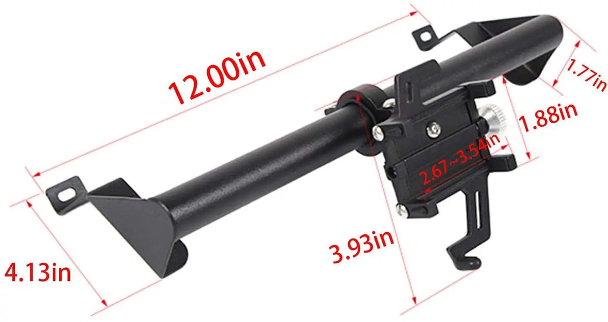 For 2018-2023 Jeep Wrangler JL JLU & Gladiator JT Dashboard Bar Phone Holder, Rugged Heavy Duty Cell Mount