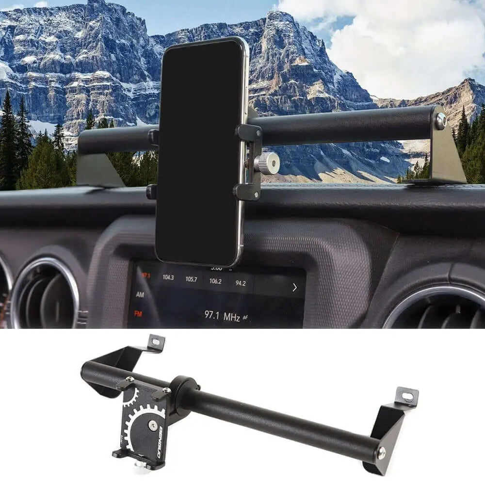 For 2018-2023 Jeep Wrangler JL JLU & Gladiator JT Dashboard Phone Holder Mobile Phone Mount Stand