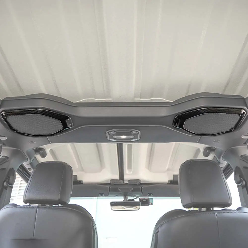 For 2018-2023 Jeep Wrangler JL JLU & Gladiator JT Roof & A-Pillar Speaker Cover Trim Kit
