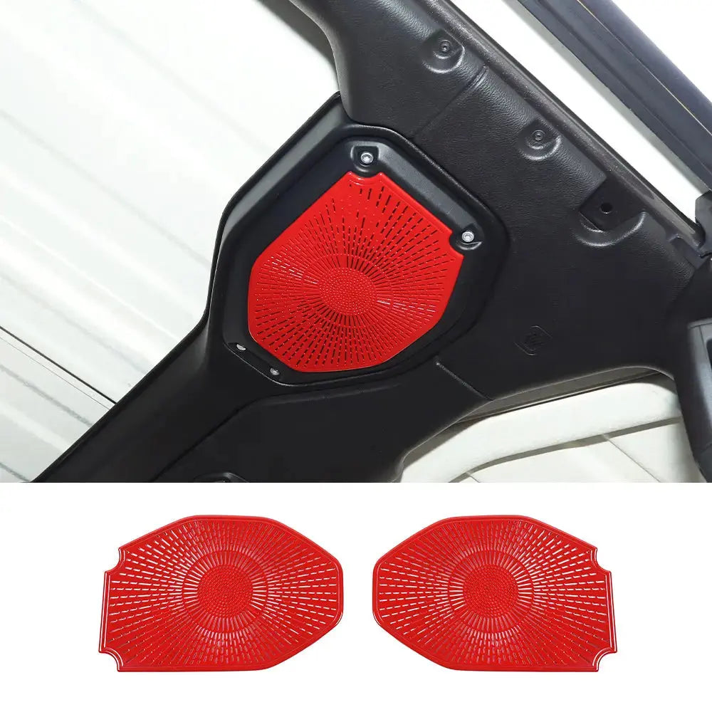 For 2018-2023 Jeep Wrangler JL JLU & Gladiator JT Top Speaker Audio Panel Trim Cover