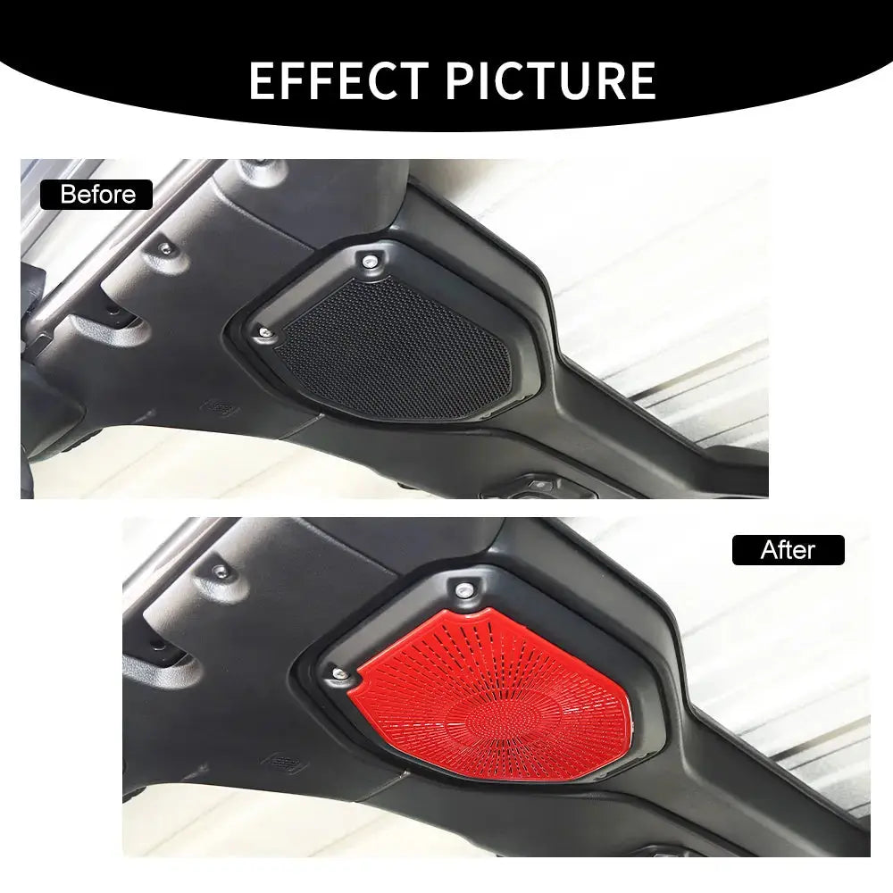 For 2018-2023 Jeep Wrangler JL JLU & Gladiator JT Top Speaker Audio Panel Trim Cover