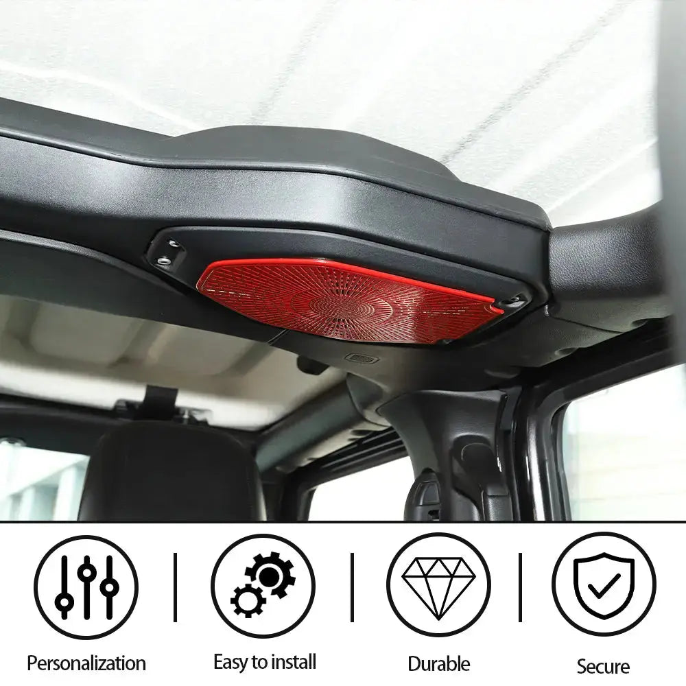For 2018-2023 Jeep Wrangler JL JLU & Gladiator JT Top Speaker Audio Panel Trim Cover
