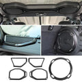 For 2018-2023 Jeep Wrangler JL Rubicon A-pillar &Roof &Trunk Speaker Cover Trim Kit