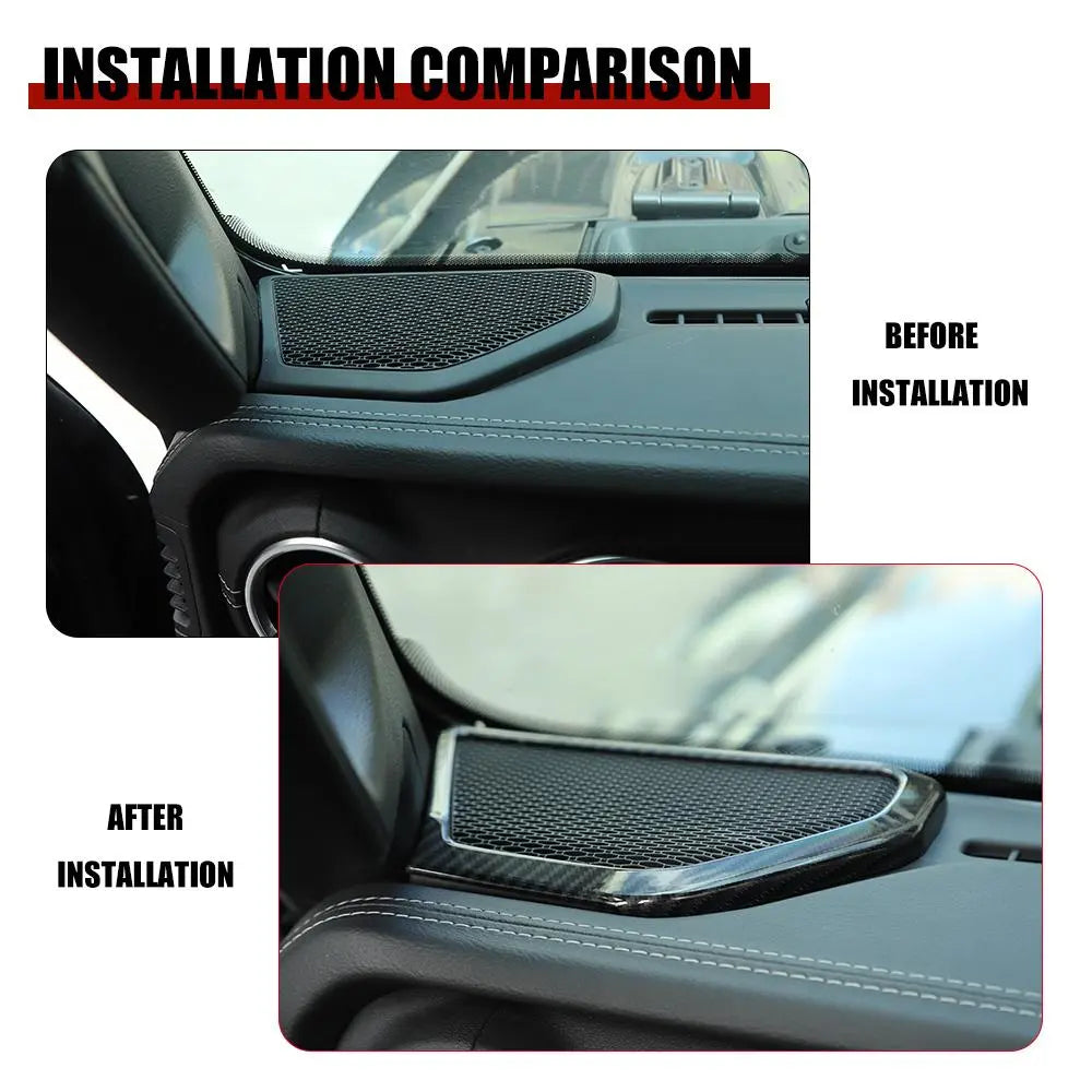 For 2018-2023 Jeep Wrangler JL Rubicon A-pillar &Roof &Trunk Speaker Cover Trim Kit