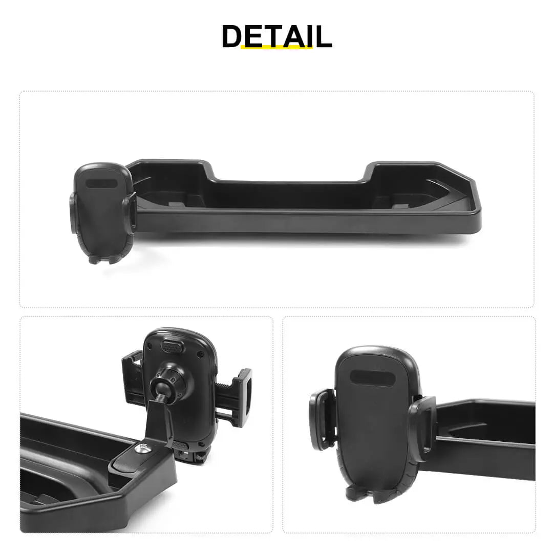 For 2018-2023 Jeep Wrangler JL & Gladiator JT 4Xe Dash Phone Holder Mount Bracket Storage Tray (2 pcs)