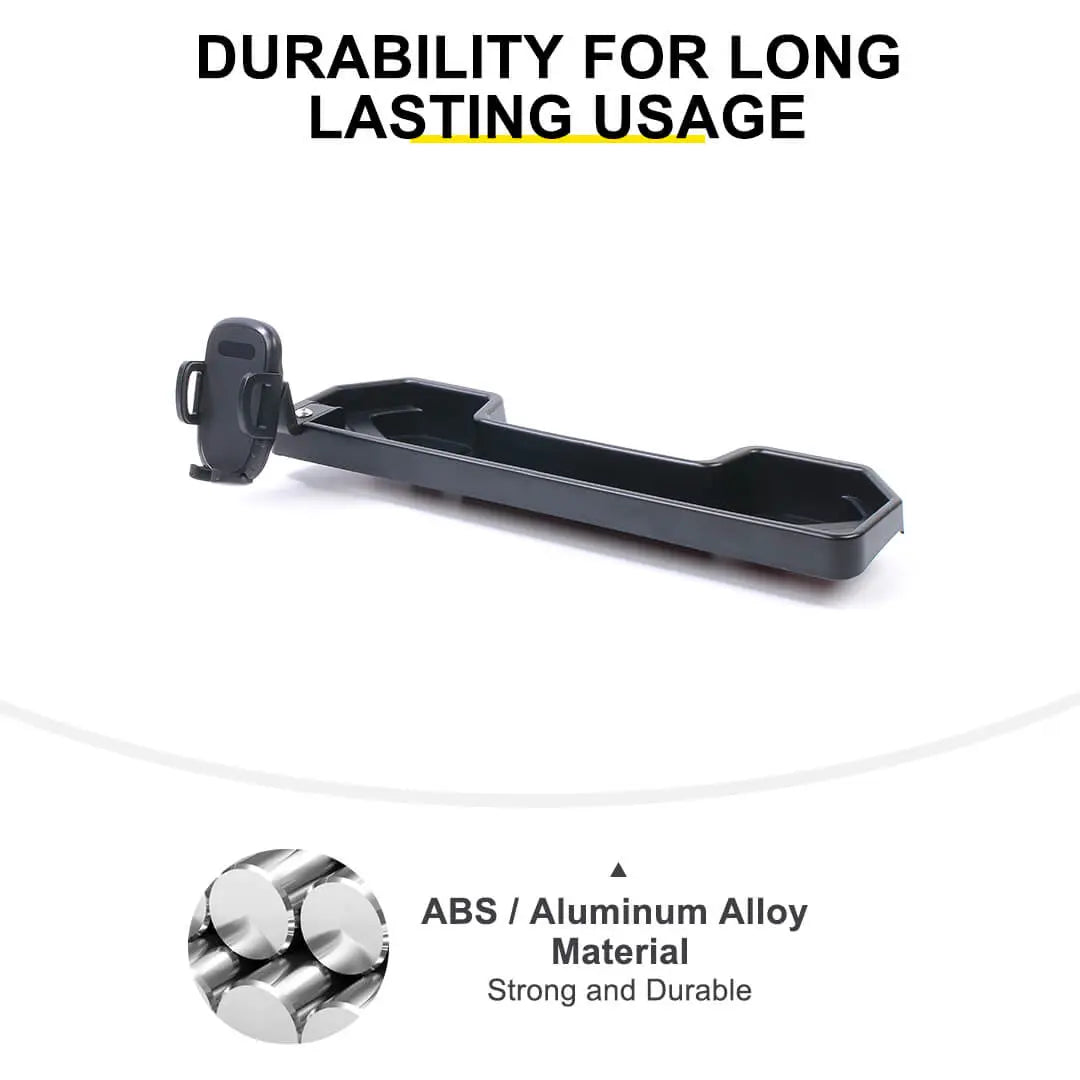 For 2018-2023 Jeep Wrangler JL & Gladiator JT 4Xe Dash Phone Holder Mount Bracket Storage Tray (2 pcs)