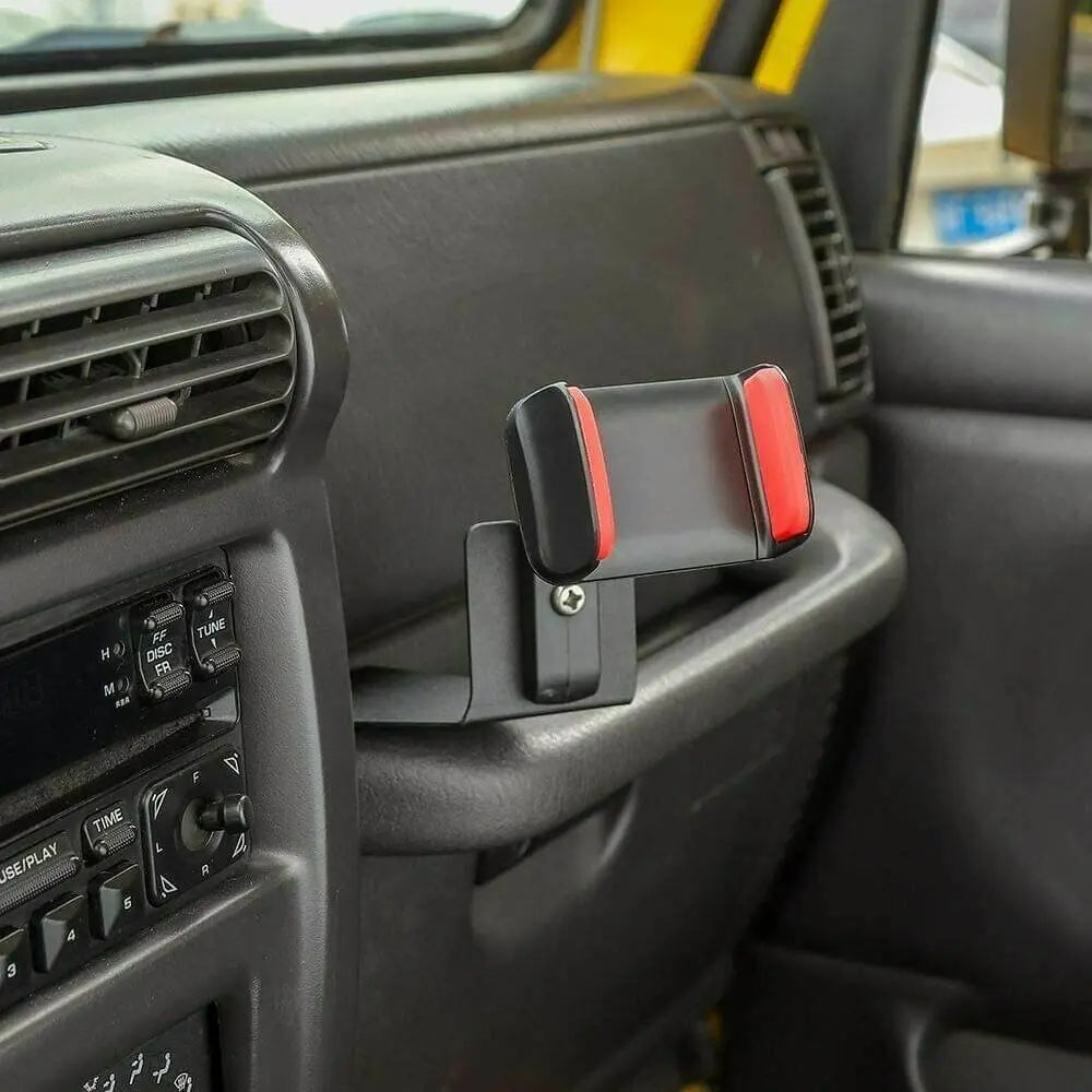 For 2018-2023 Jeep Wrangler JL & Gladiator JT Cell Phone Holder Walkie Talkie Stand Mount Bracket