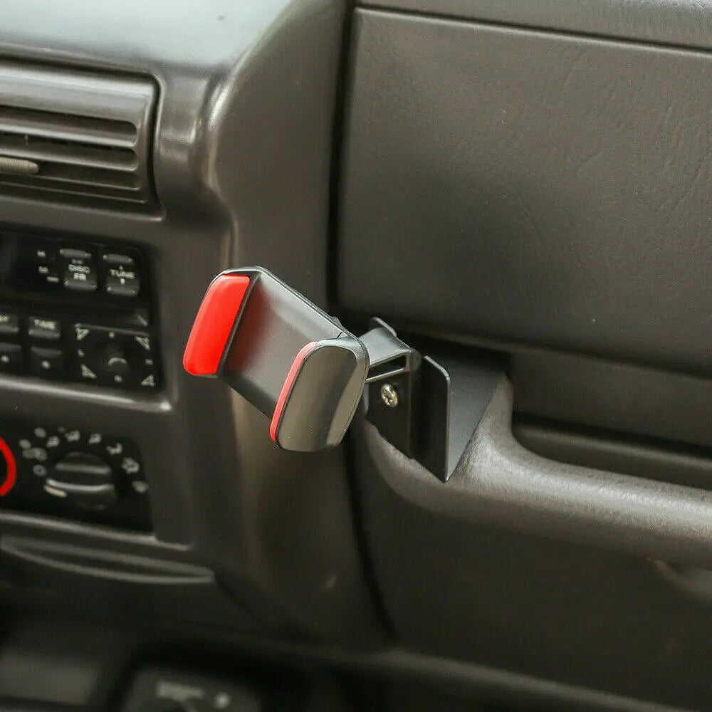 For 2018-2023 Jeep Wrangler JL & Gladiator JT Cell Phone Holder Walkie Talkie Stand Mount Bracket