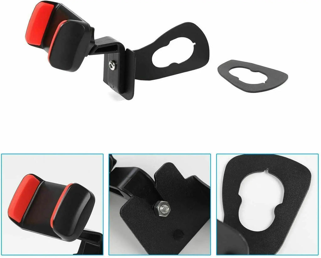 For 2018-2023 Jeep Wrangler JL & Gladiator JT Cell Phone Holder Walkie Talkie Stand Mount Bracket