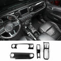 For 2018-2023 Jeep Wrangler JL & Gladiator JT Dashboard Gear Shift Panel Trim Cover Kit