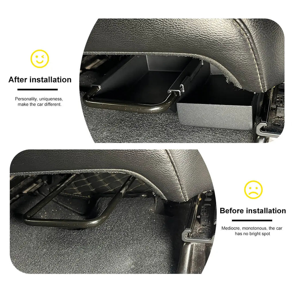 For 2018-2023 Jeep Wrangler JL & Gladiator JT Front Seat Storage Pockets Bottom Tray Organizer Box (2 pcs)