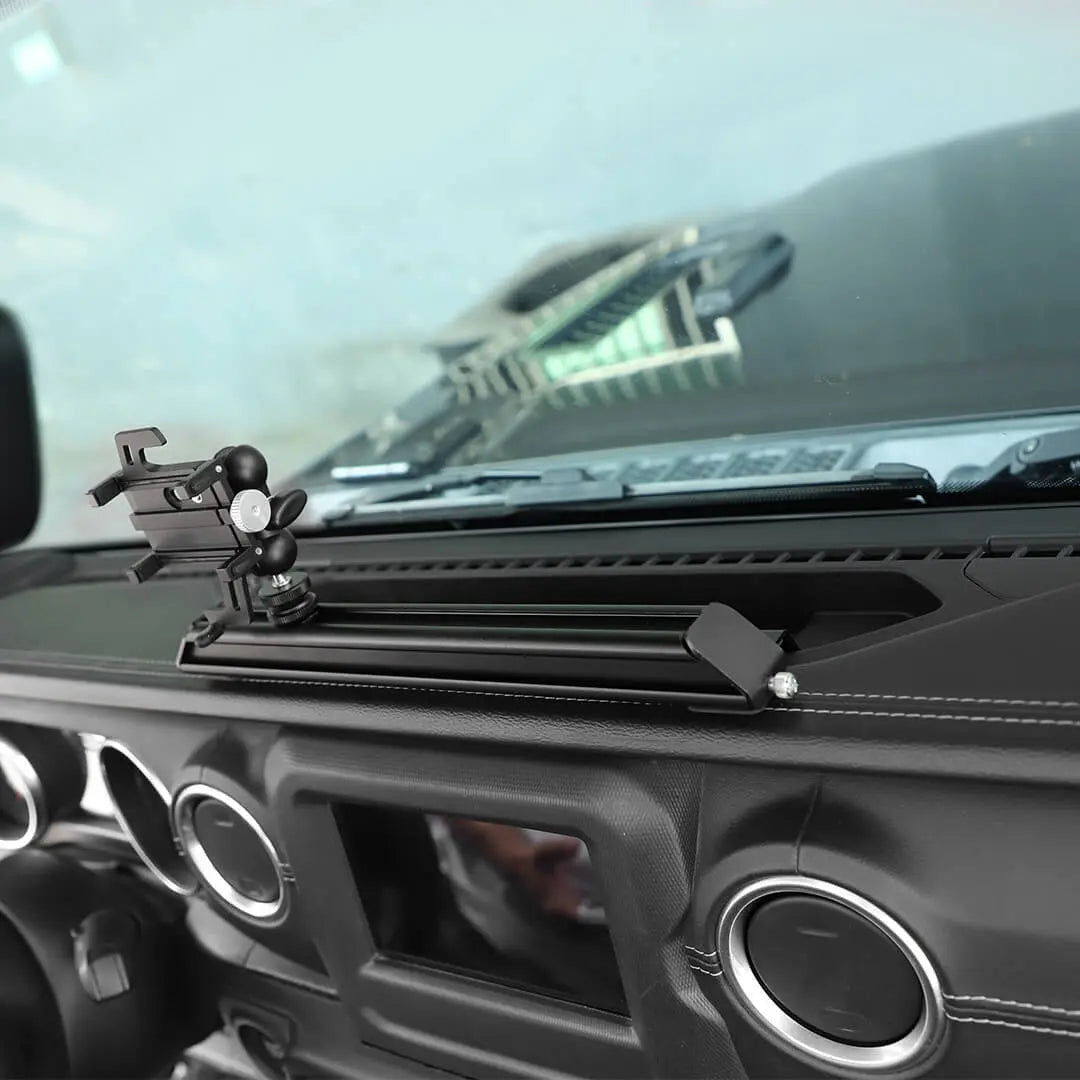 For 2018-2023 Jeep Wrangler JL & Gladiator JT Interior Center Console Dash Phone Holder Mount Bracket