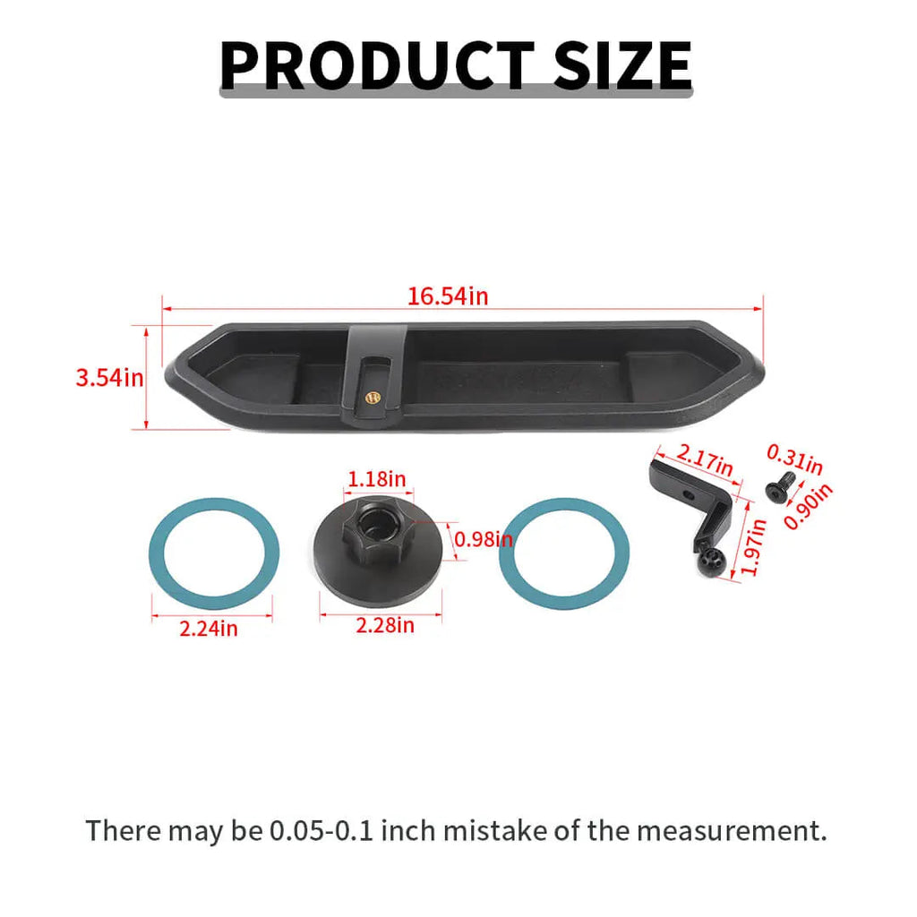 For 2018-2023 Jeep Wrangler JL & Gladiator JT Interior Center Console Magnetic Phone Mount Holder Bracket
